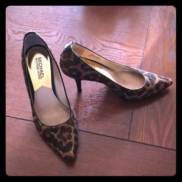 MICHAEL Michael Kors Shoes - MICHAEL Michael Kors haircalf leopard print pumps